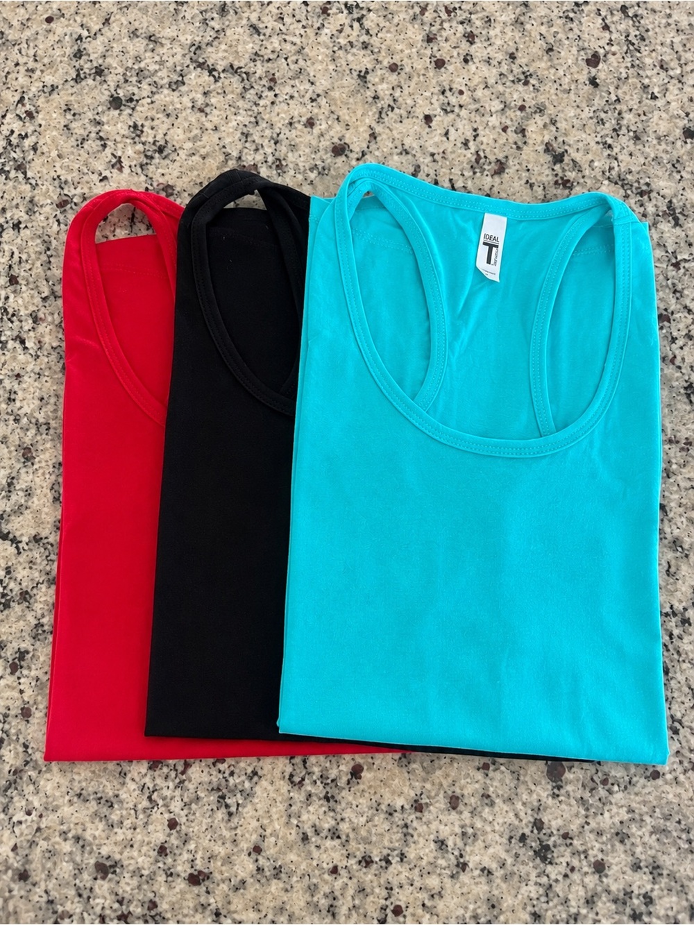 3-Pack Women’s Racerback Tank Tops Size L Next Level Apparel Basics